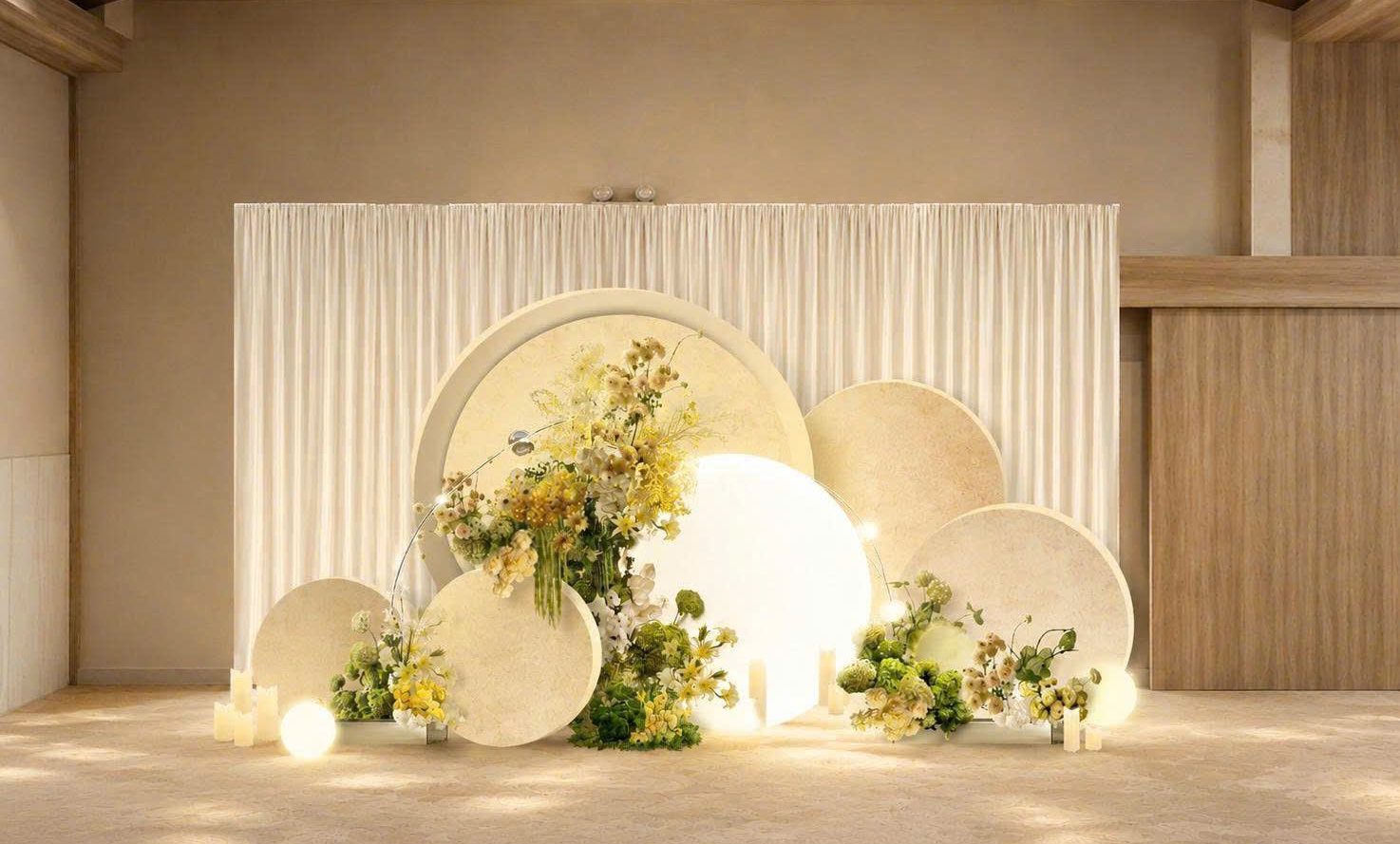 Phối cảnh backdrop phương án 2